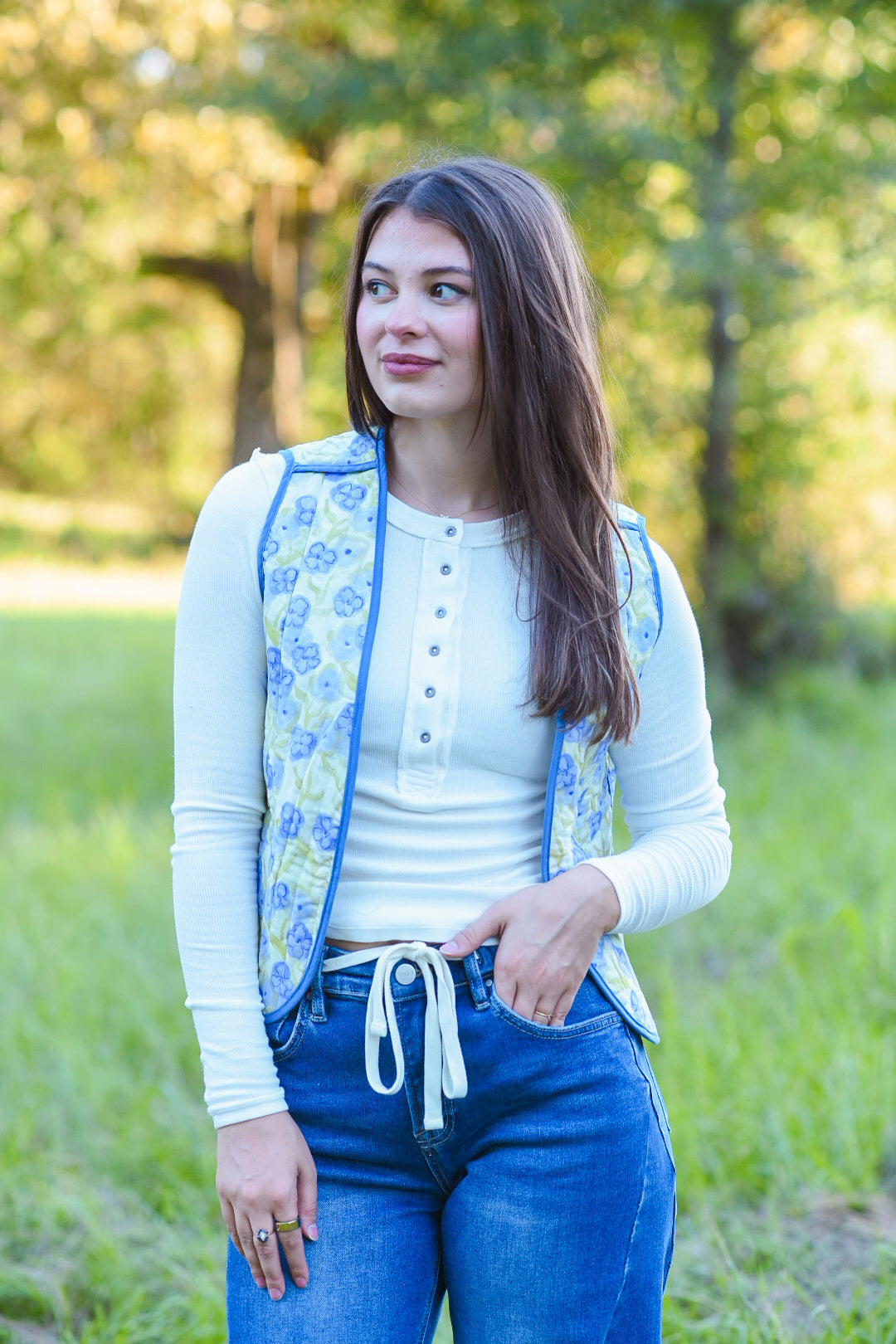 Bluebell Reversible Quilted Vest