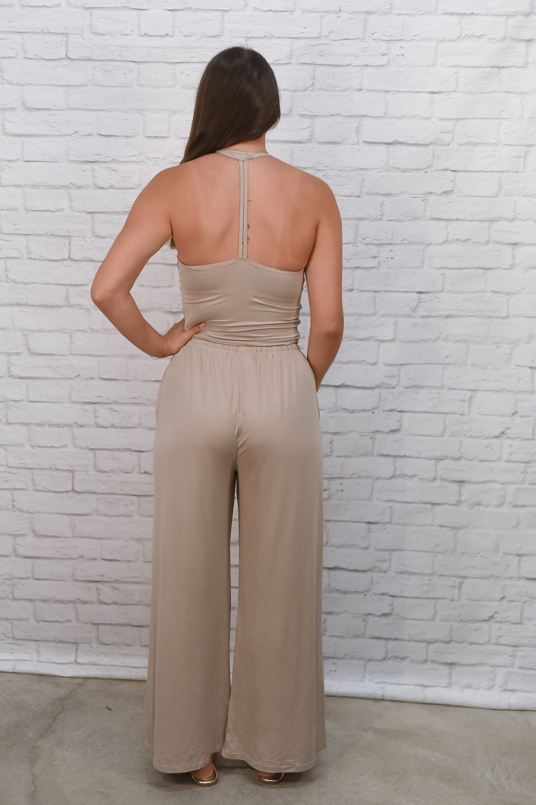 Cloud Nine ButterSoft Jumpsuit – Taupe