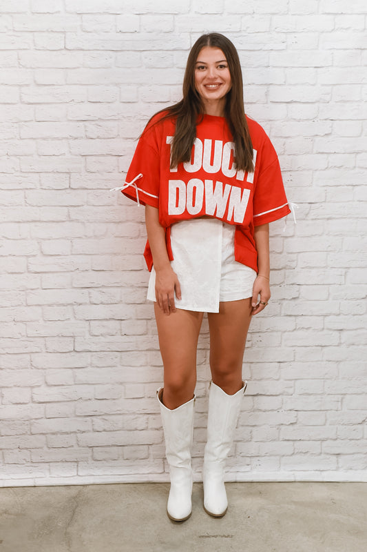 Eyelet Touchdown Spirit Top