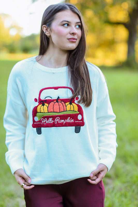 The Hello Pumpkin Sweater