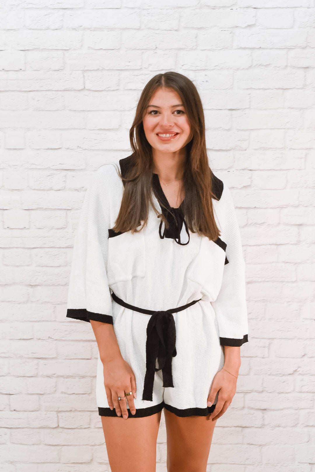 The Hampton Contrast Romper