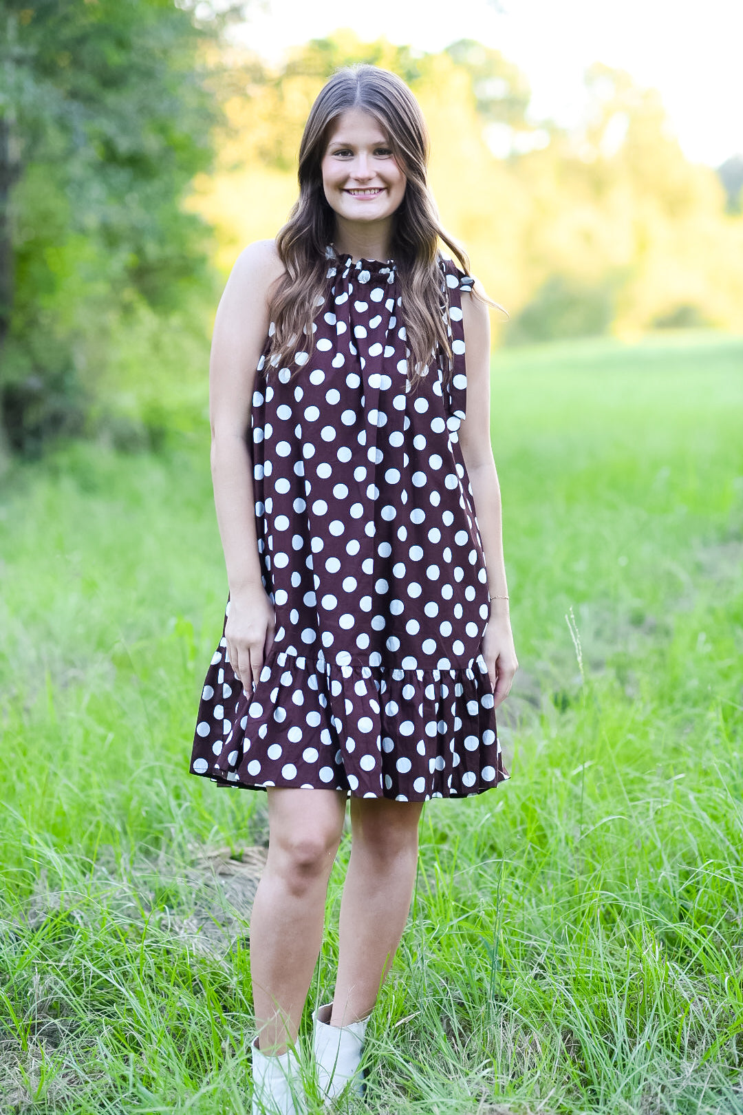 Spotted in Style Polka Dot Dress