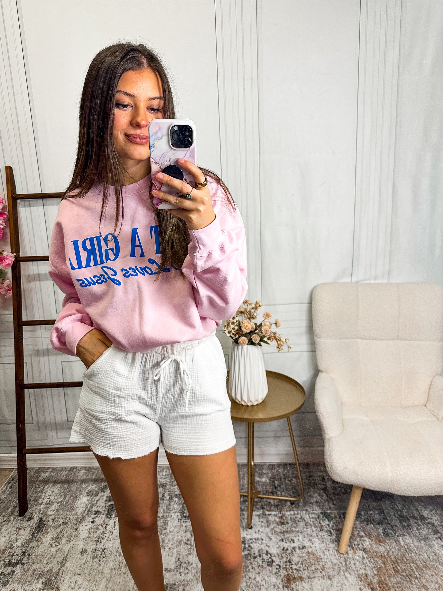 ✝️ Just a Girl Who Loves Jesus Sweatshirt