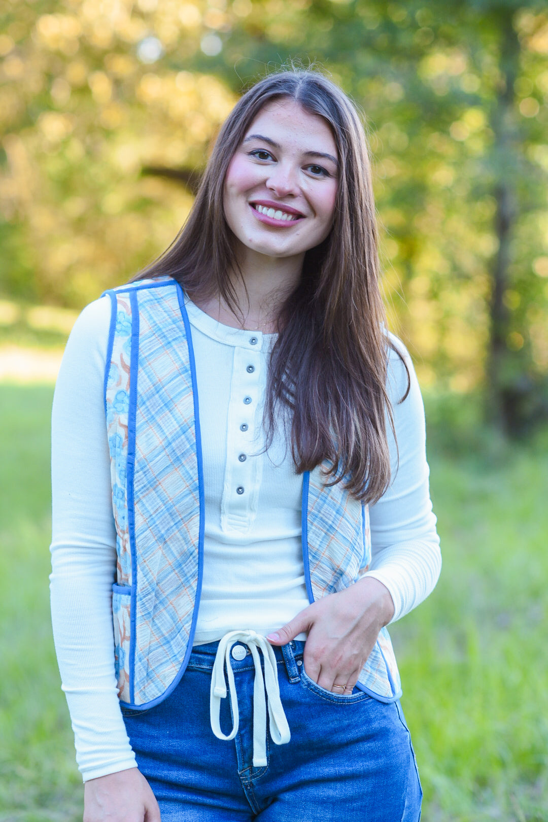 Bluebell Reversible Quilted Vest