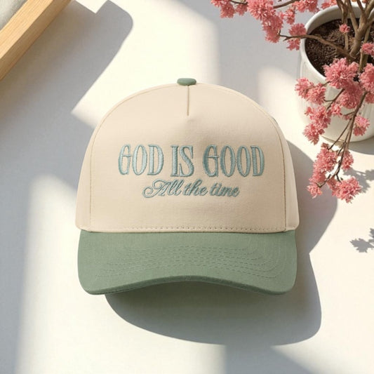 God Is Good Trucker Hat