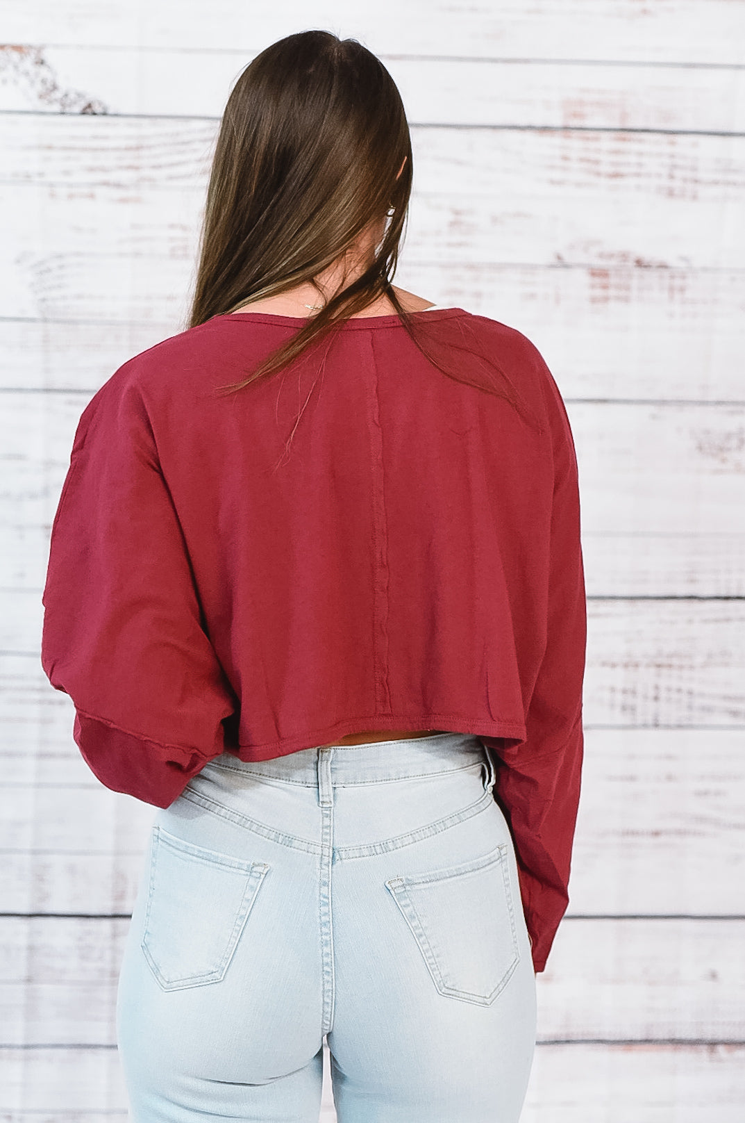 Berry Bliss Cropped Pullover