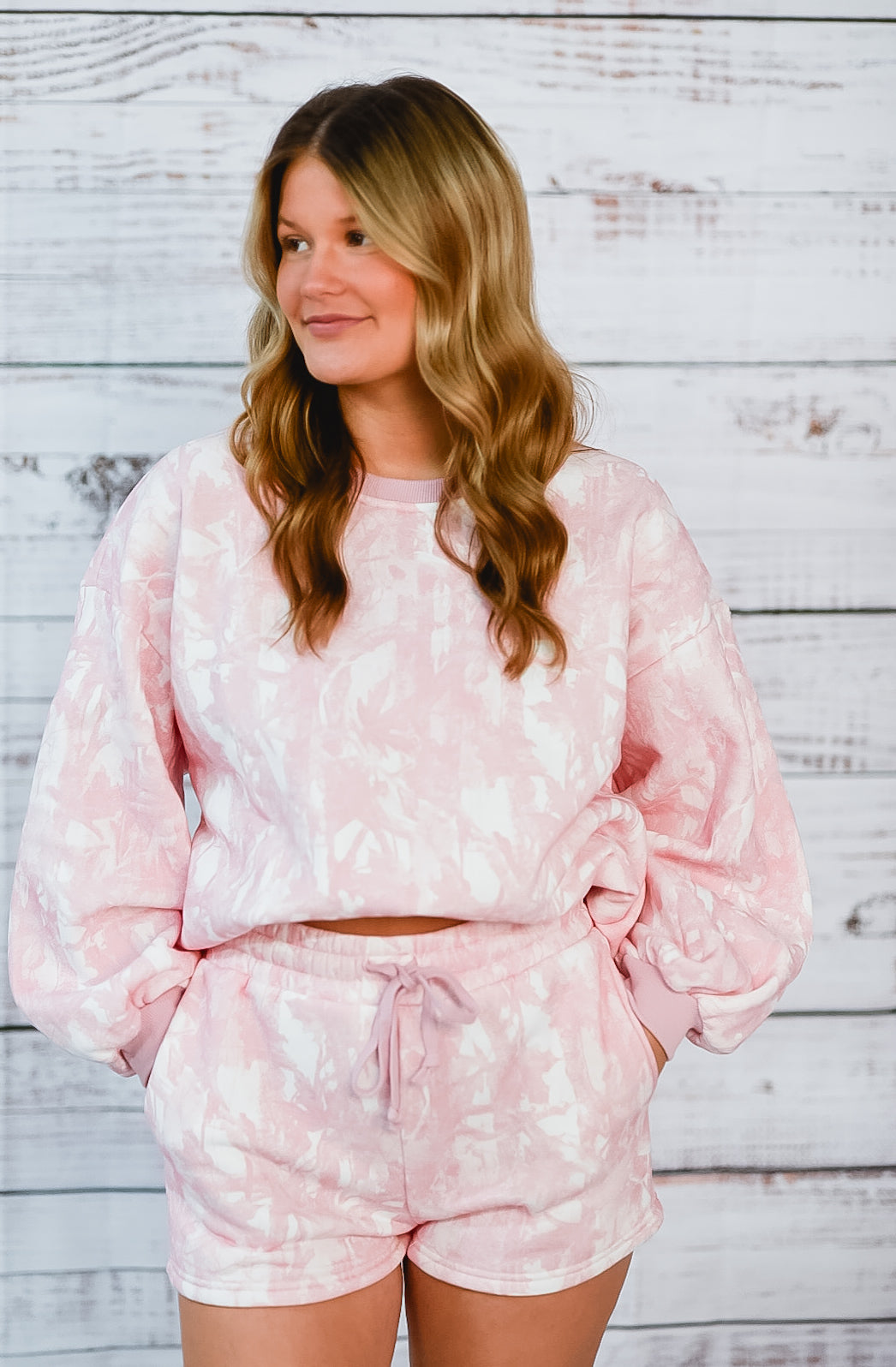Blush Camo Cozy Lounge Set