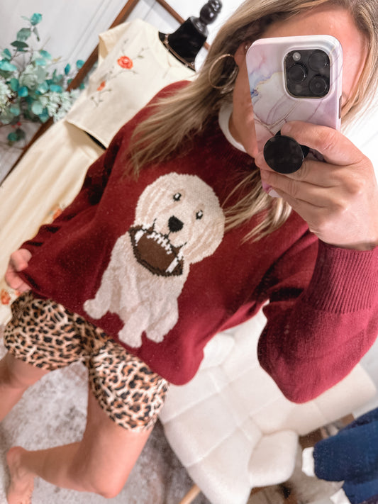Game Day Golden Girl Sweater