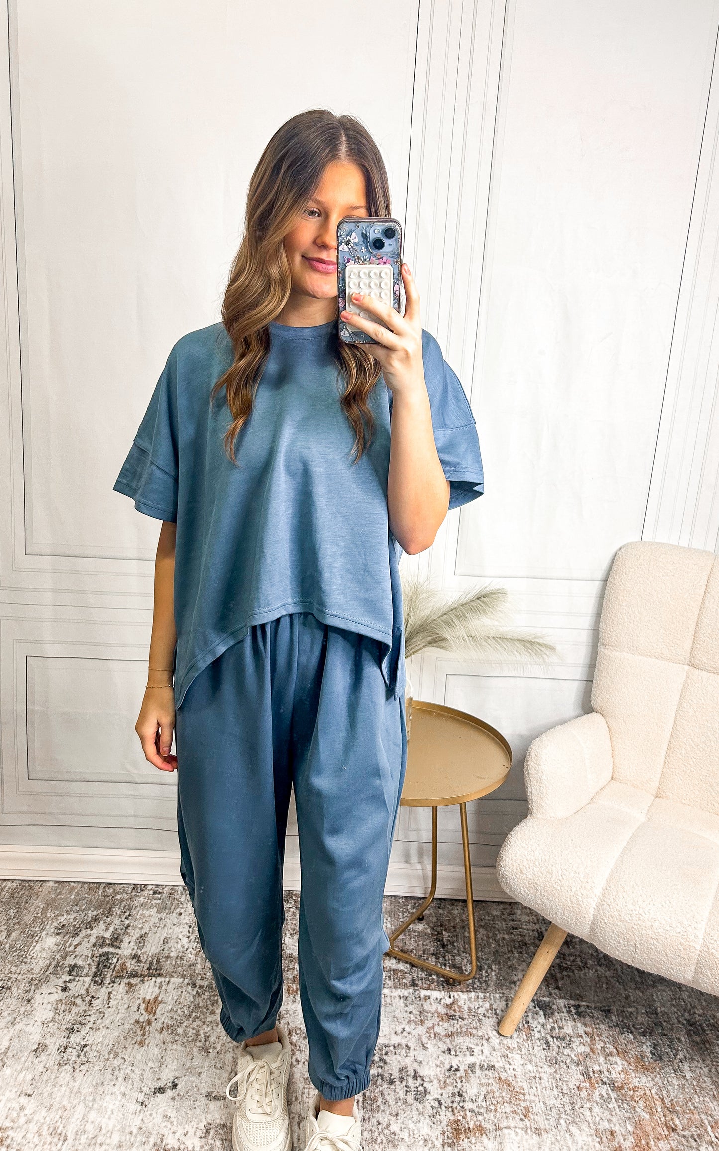 Coastal Breeze Oversized Lounge Pants Set