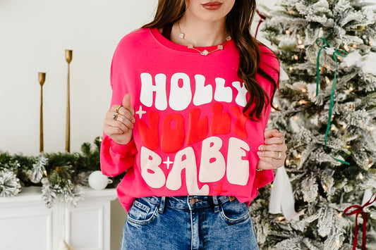Holly Jolly Babe Sweatshirt
