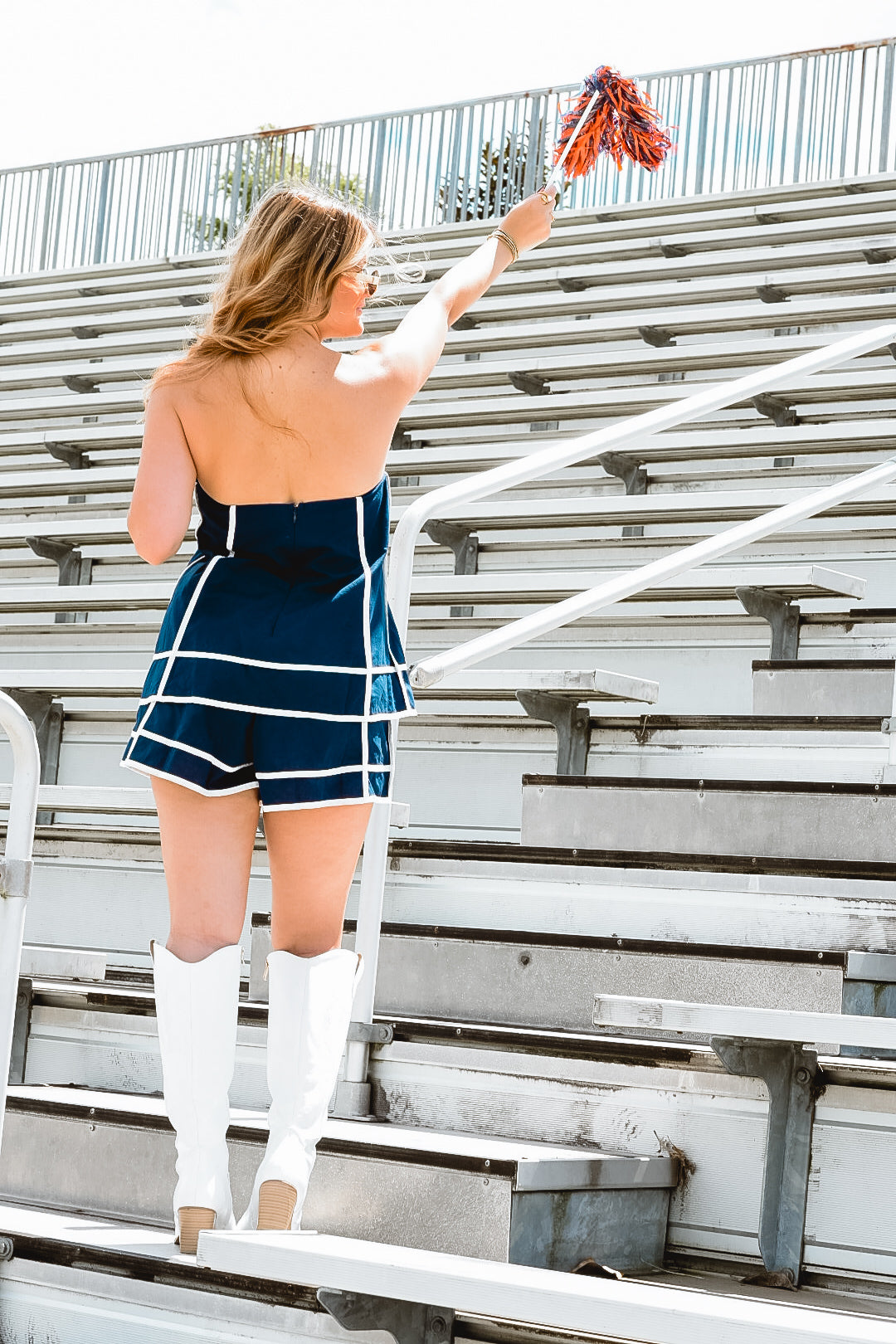 Sail Away Strapless Romper