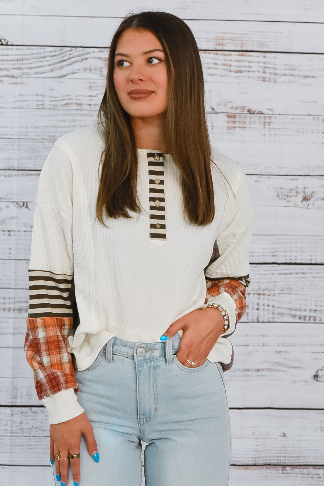 Flannel Night Cozy Top