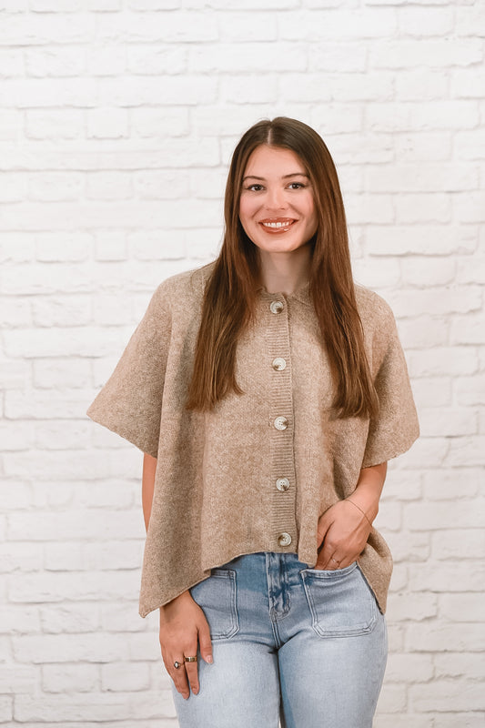 Sunday Stroll Sweater Cape