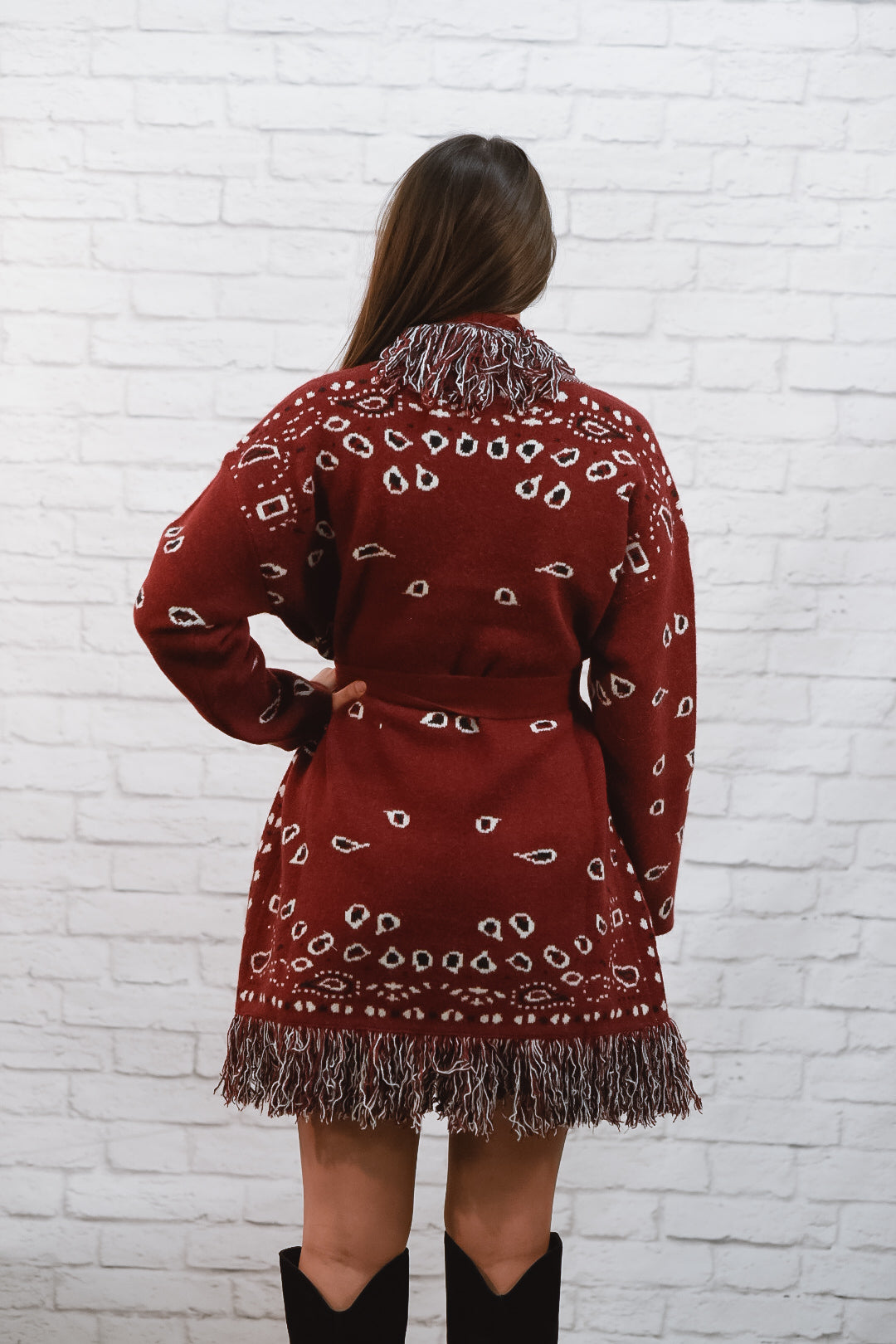 Bandana Belle Fringe Cardigan
