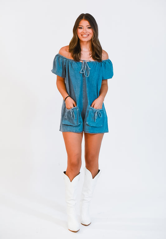 Denim Days Romper