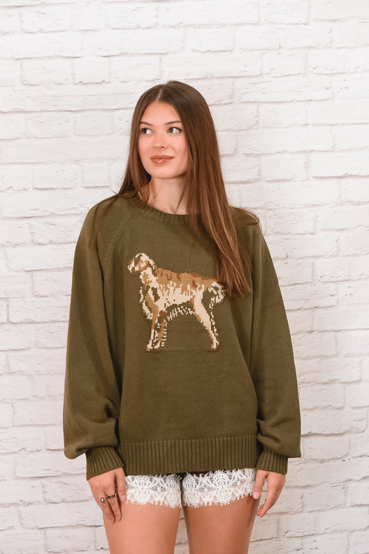 Good as Gold Golden Retriever Sweater