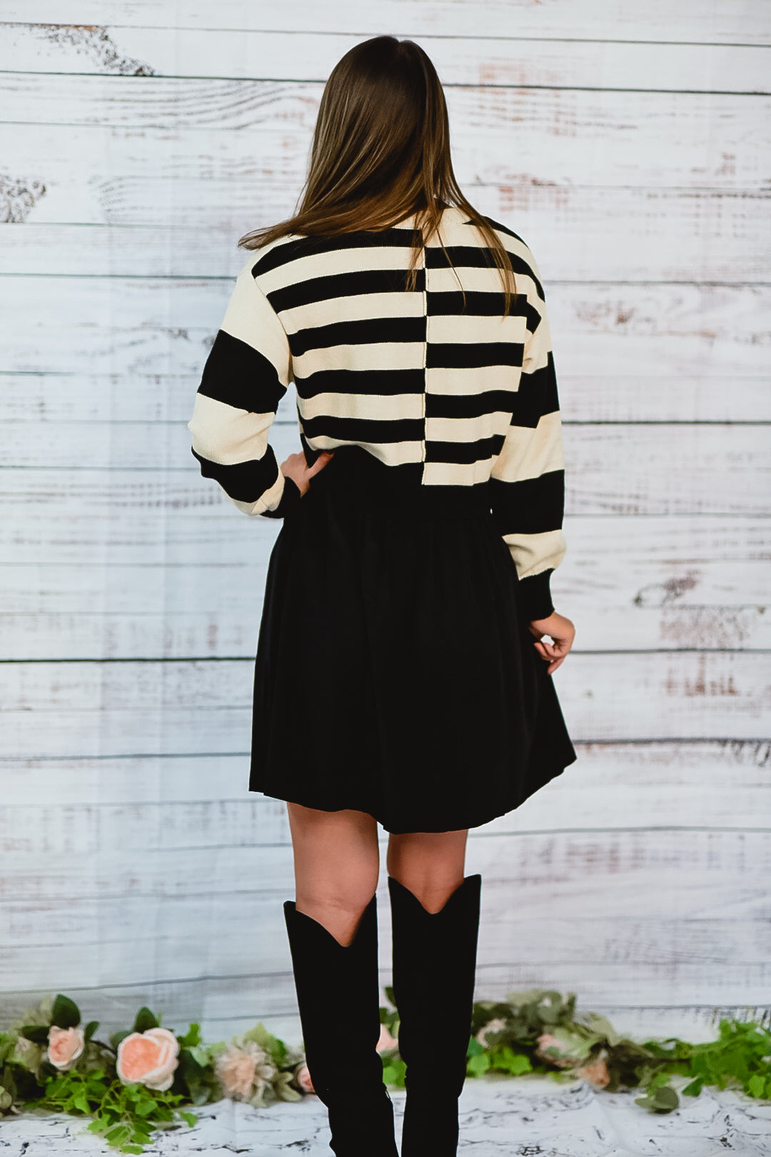 Chic Switch Reversible Sweater Dress