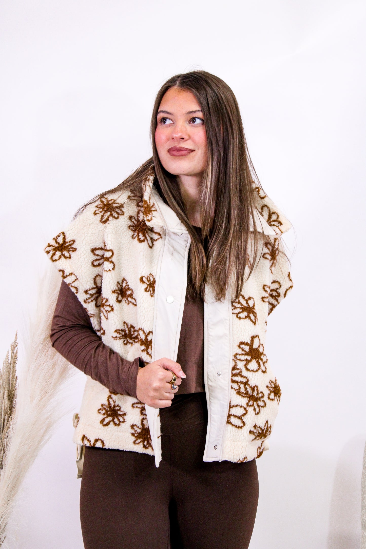 Aspen Bloom Sherpa Vest