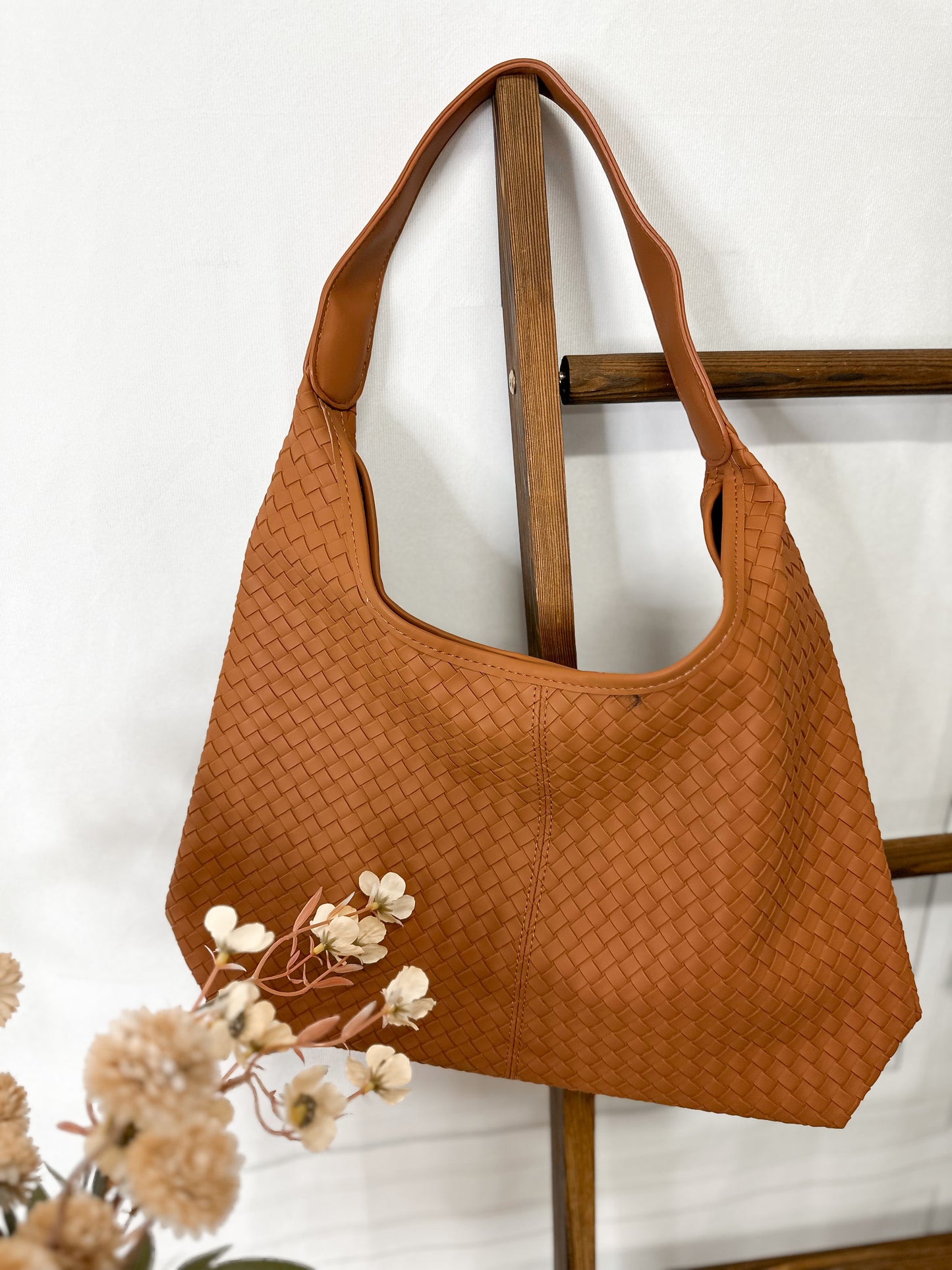 Everyday Woven Slouch Tote