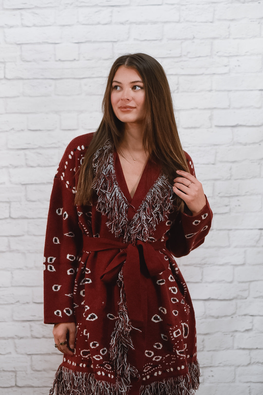 Bandana Belle Fringe Cardigan