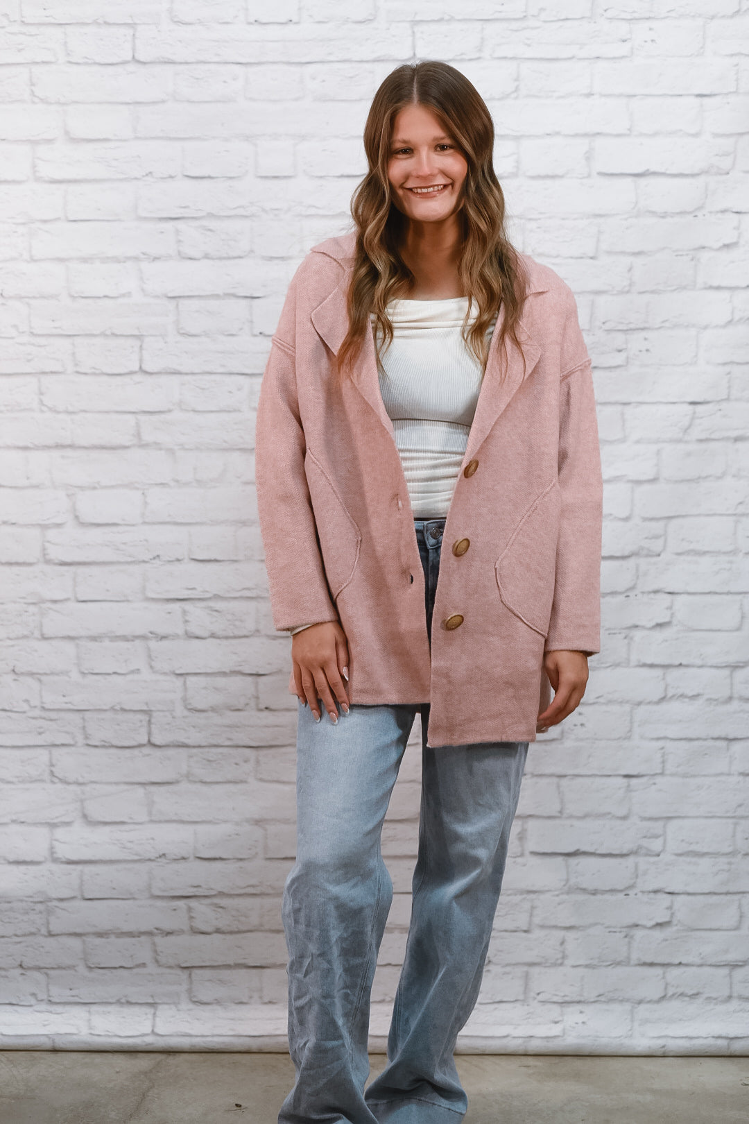 Blush Avenue Sweater Coat