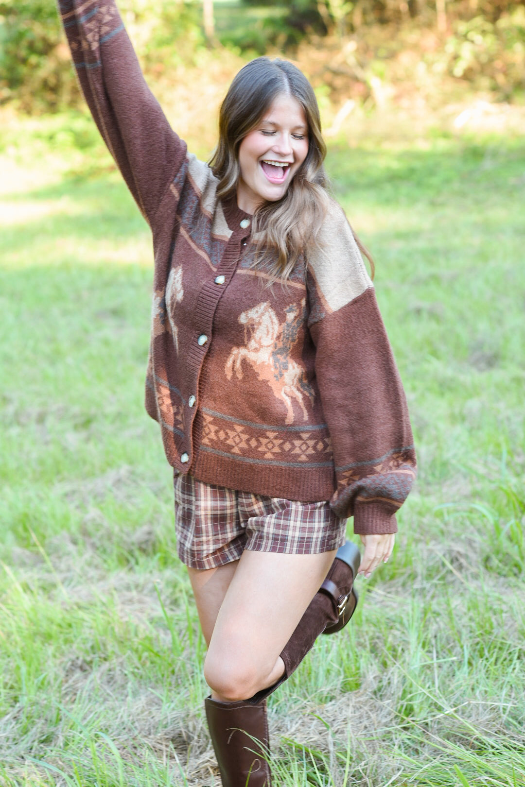 Wild at Heart Horse Cardigan