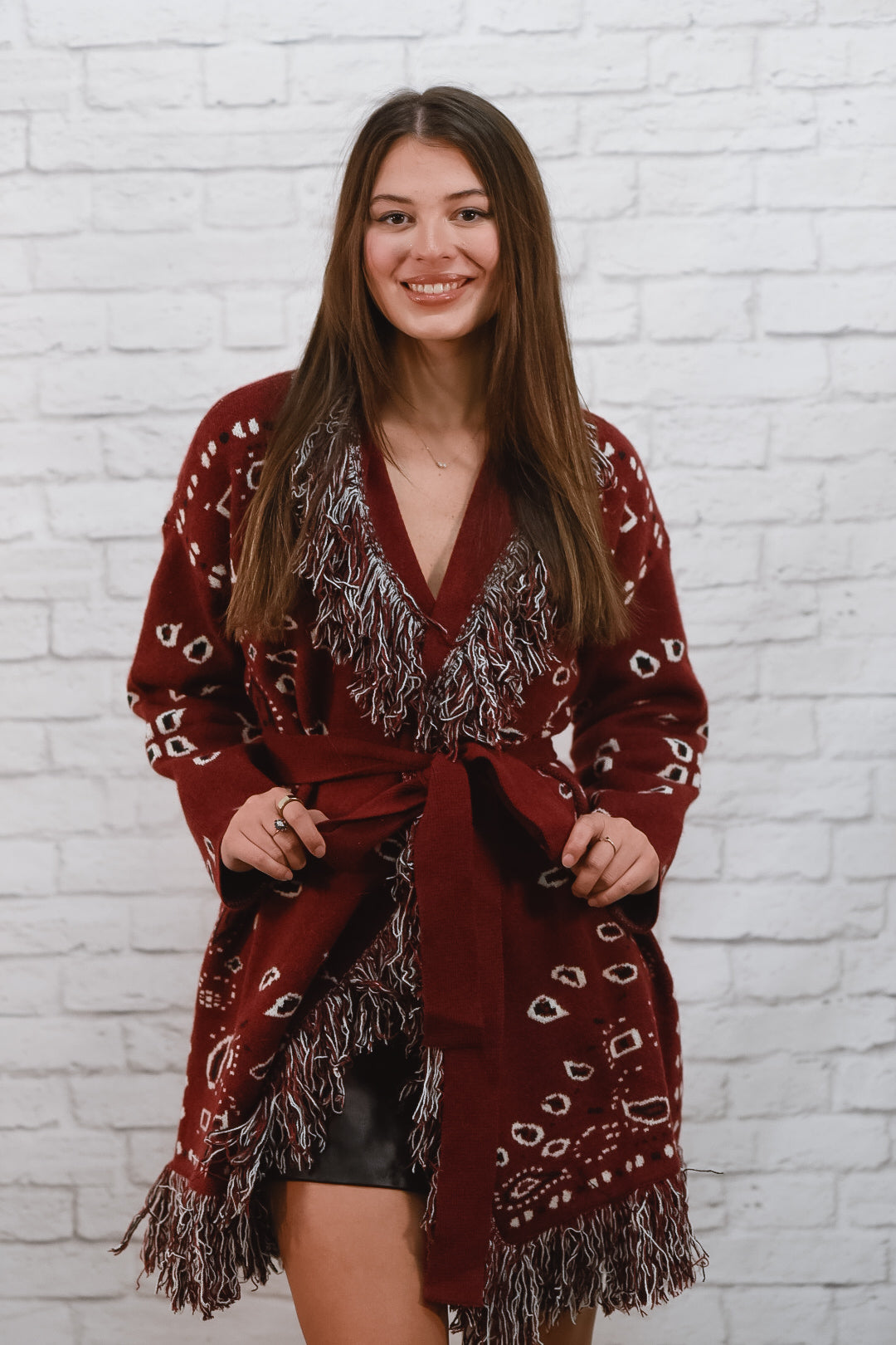 Bandana Belle Fringe Cardigan