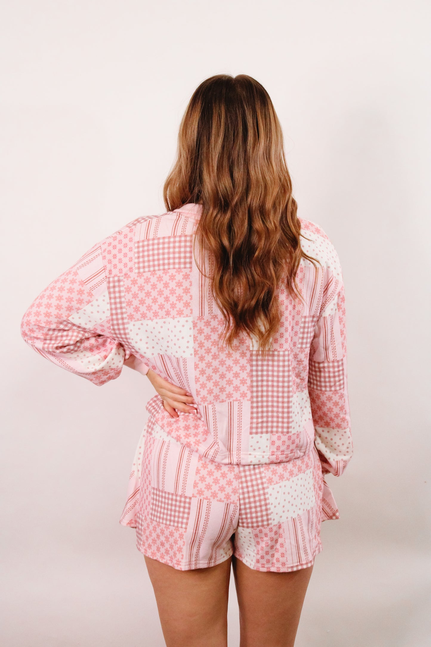 Pink Patchwork Cozy Set