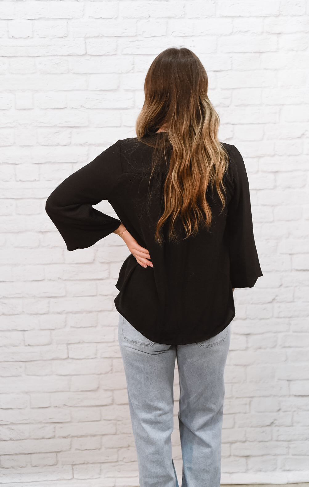 Perfectly Polished Ruffle Blouse