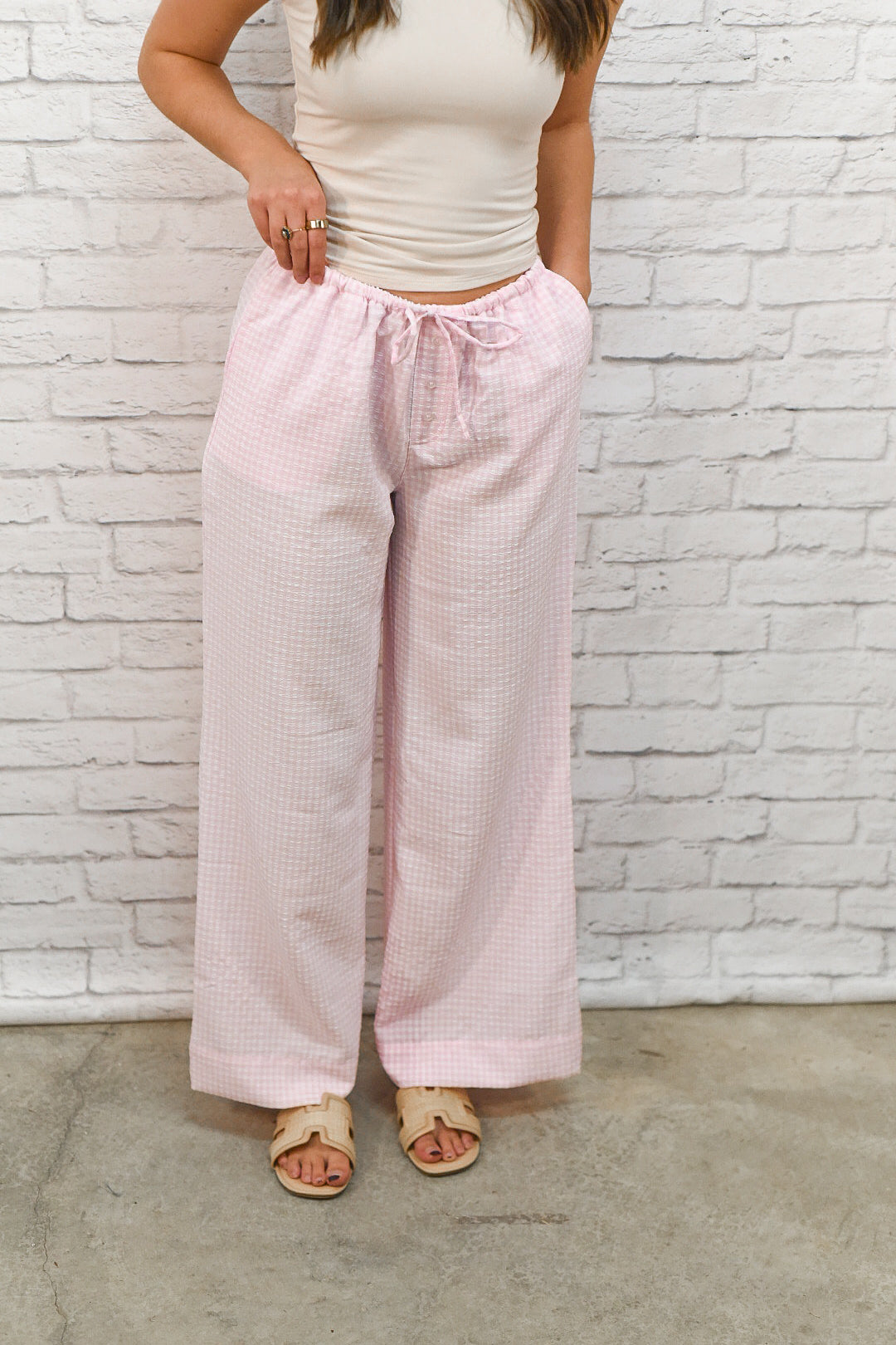 💗 Blush Waffle Lounge Pants