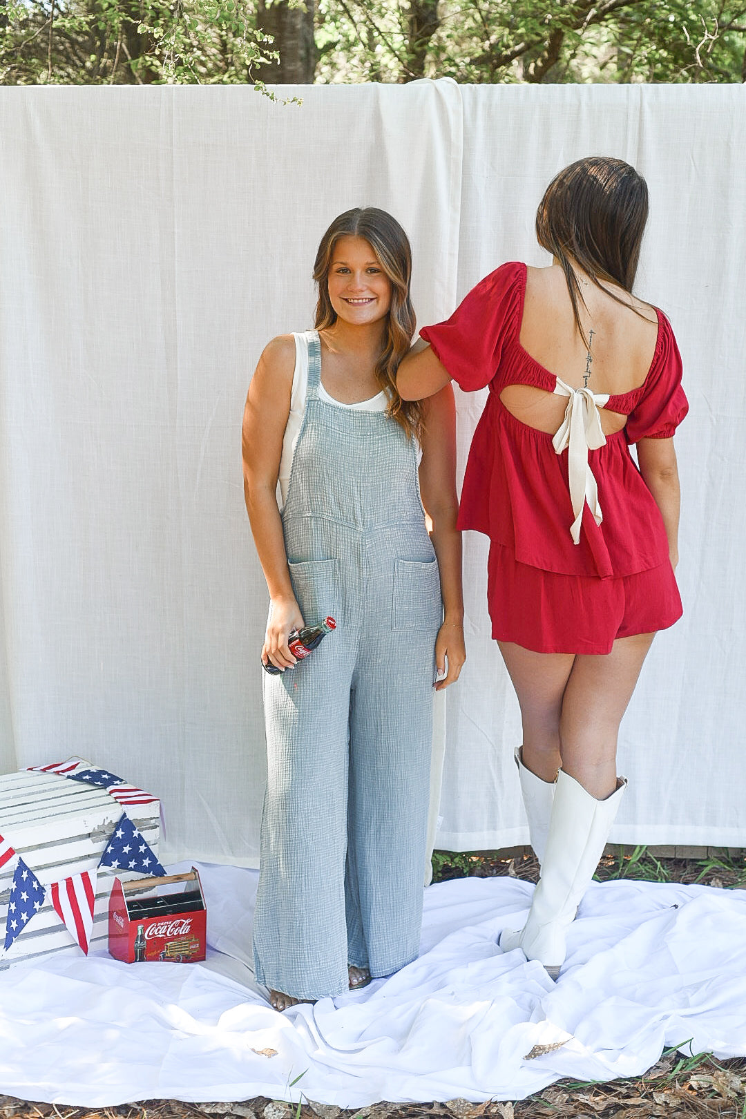 Coastal Drift Wide Leg Jumpsuit