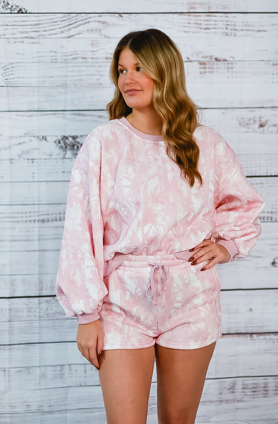 Blush Camo Cozy Lounge Set