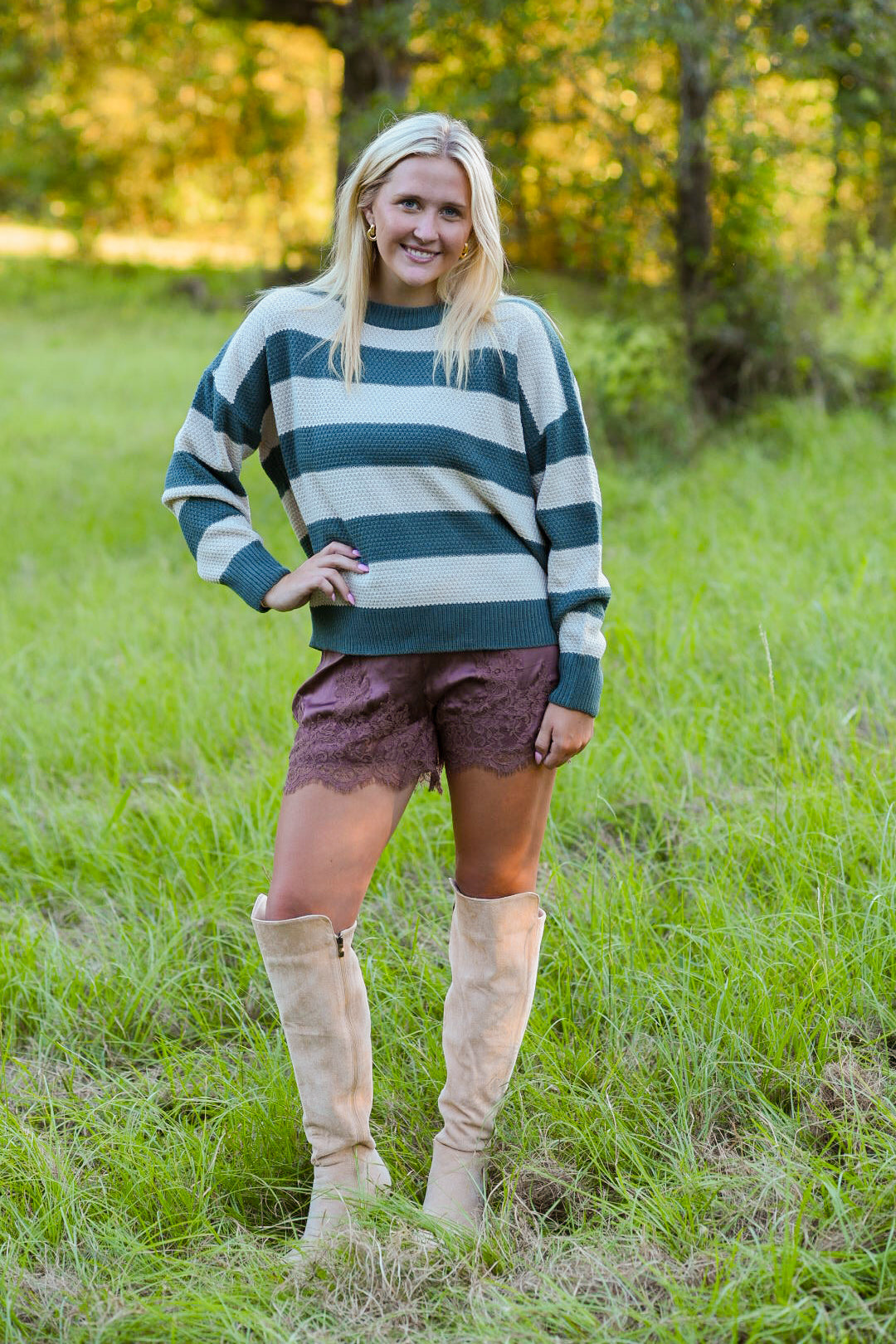 The Evergreen Escape Sweater