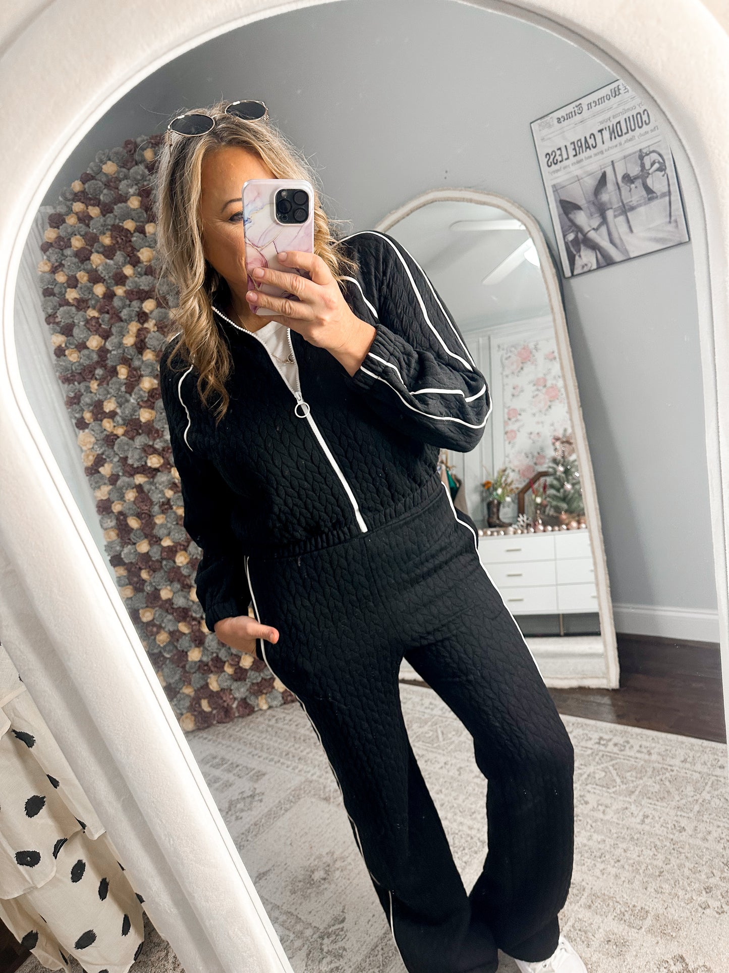 Midnight Motion Quilted Set