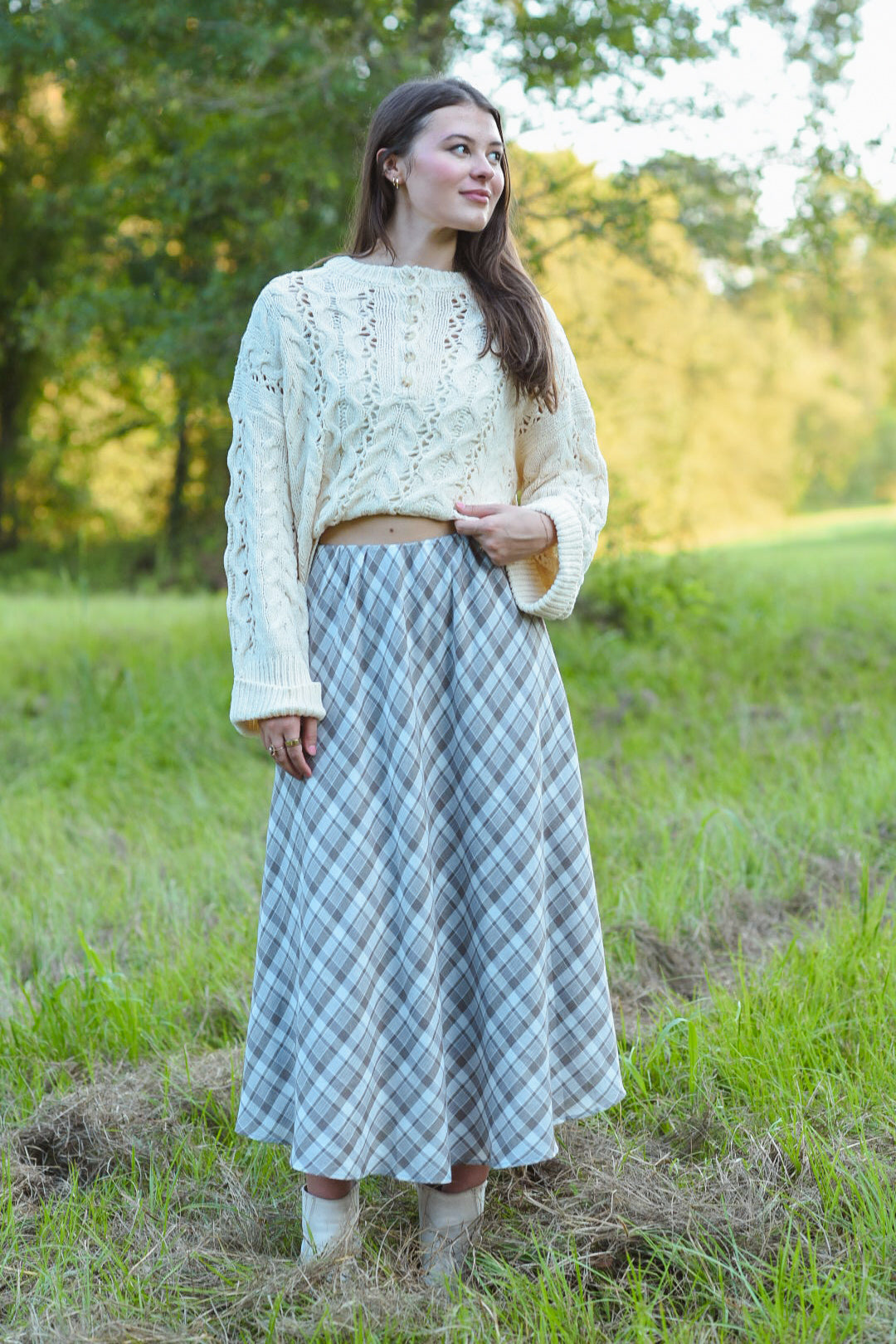 The Cozy Cottage Henley Sweater