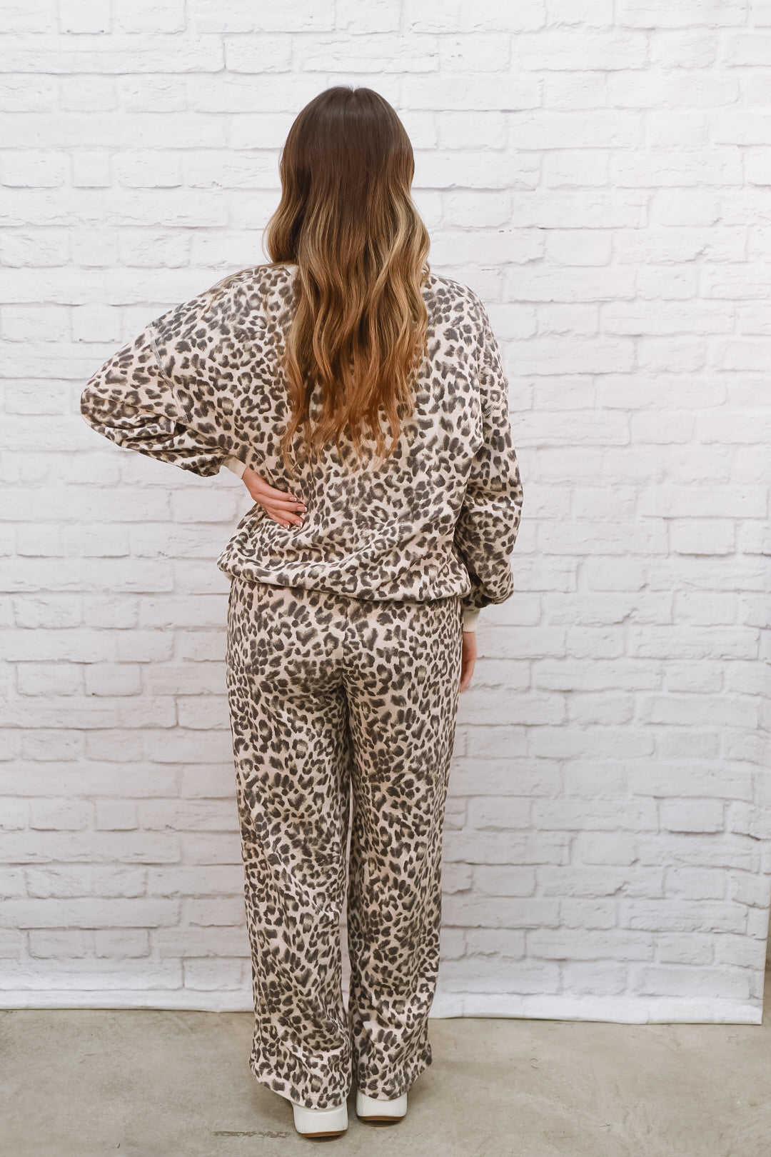 Wildly Cozy Leopard Lounge Set