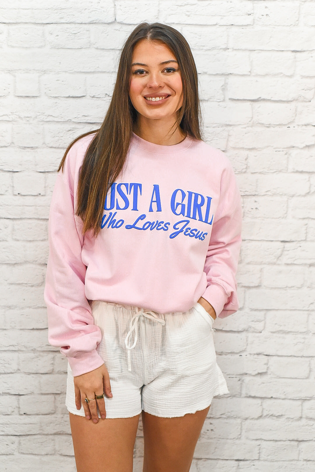 ✝️ Just a Girl Who Loves Jesus Sweatshirt