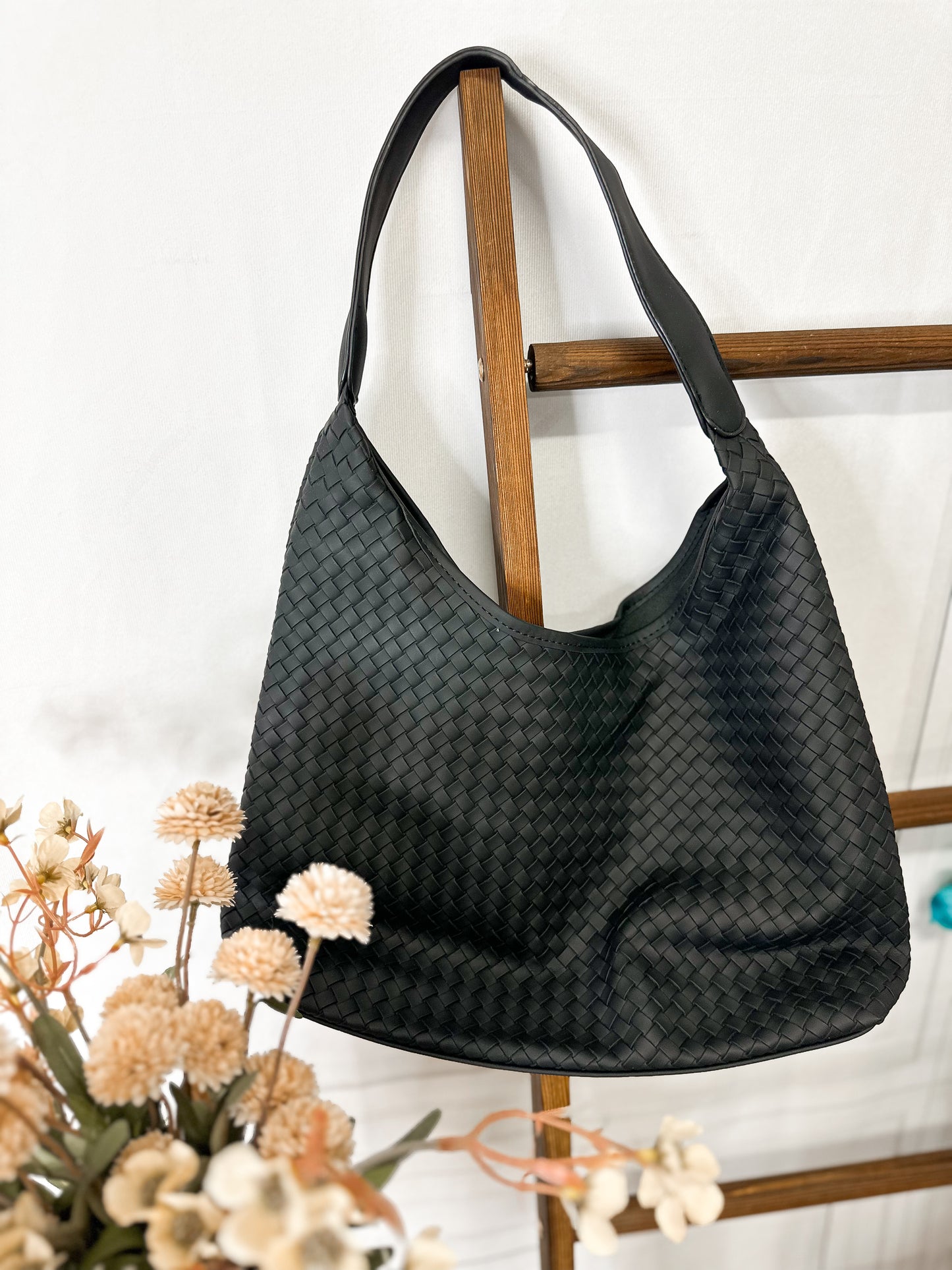 Everyday Woven Slouch Tote