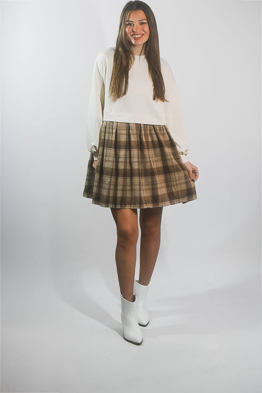 We Collide Dress (Flannel)