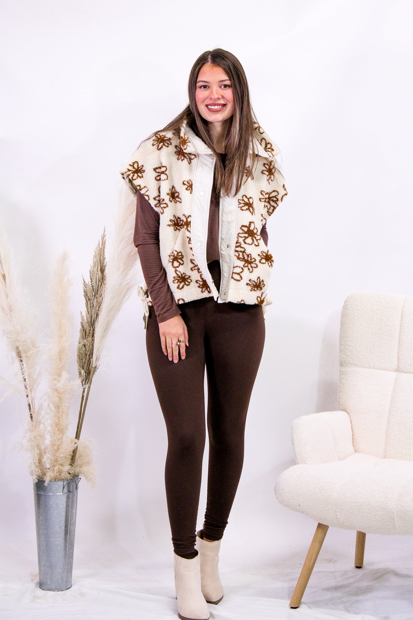 Aspen Bloom Sherpa Vest