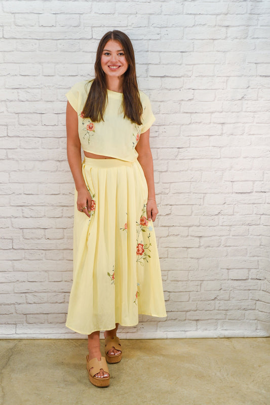 Golden Garden Glow Two-Piece Set