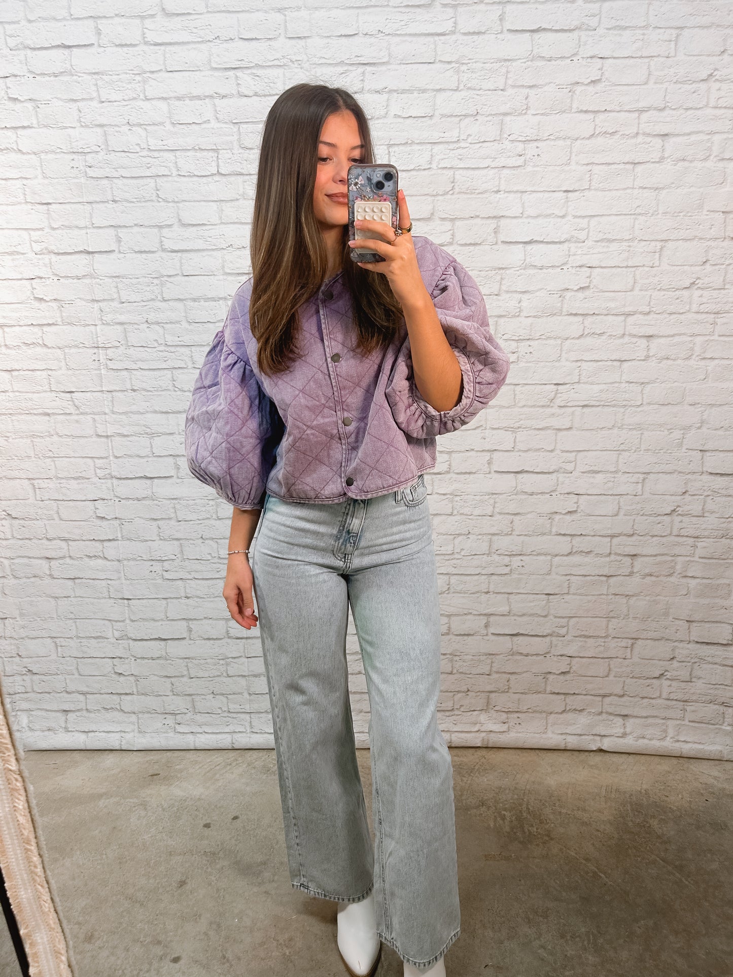 Lavender Lane Quilted Top