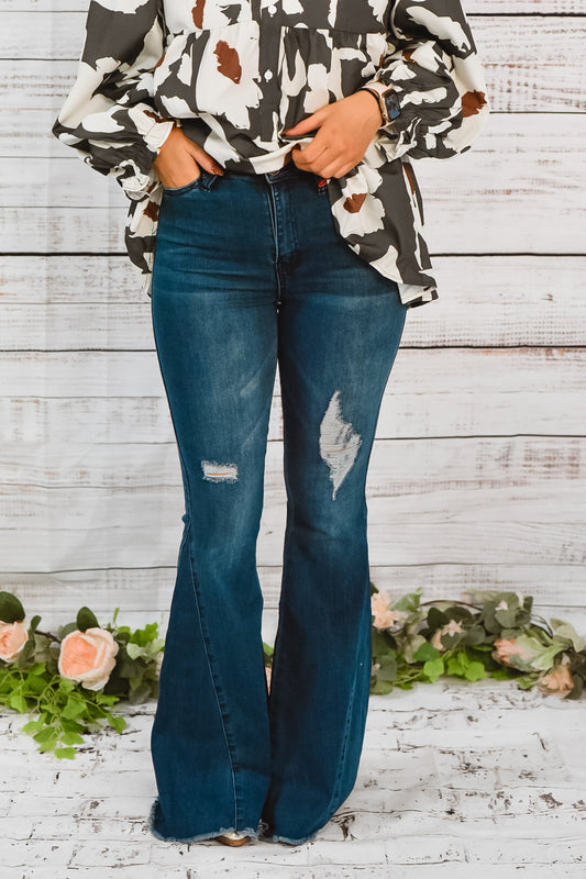 YMI Move Me Dark Flare Jeans