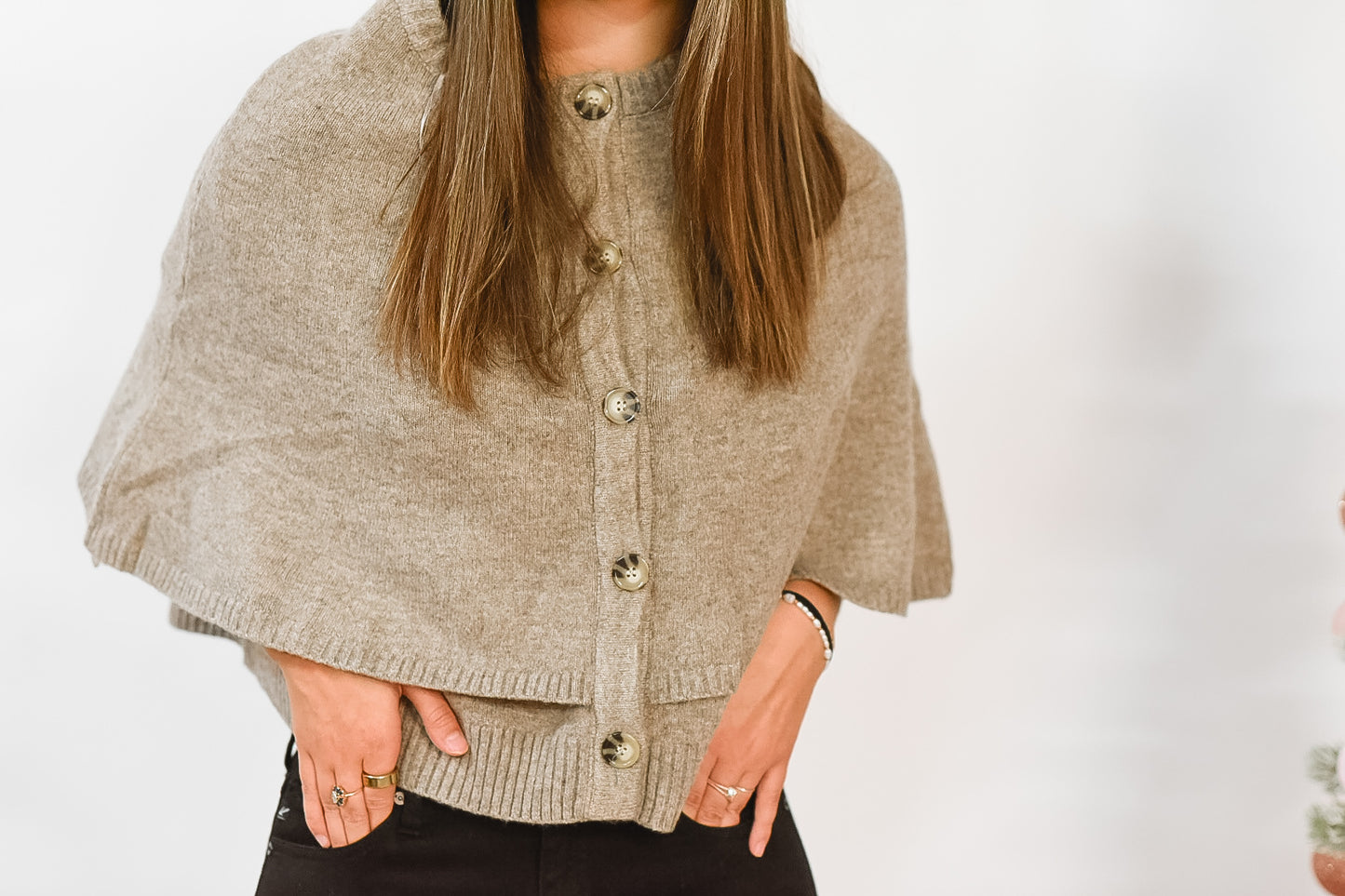 The London Lane Knit Cape