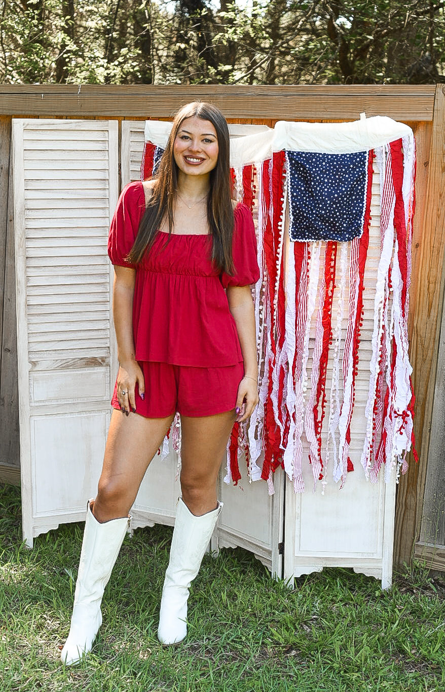Cherry Kiss Open-Back Set