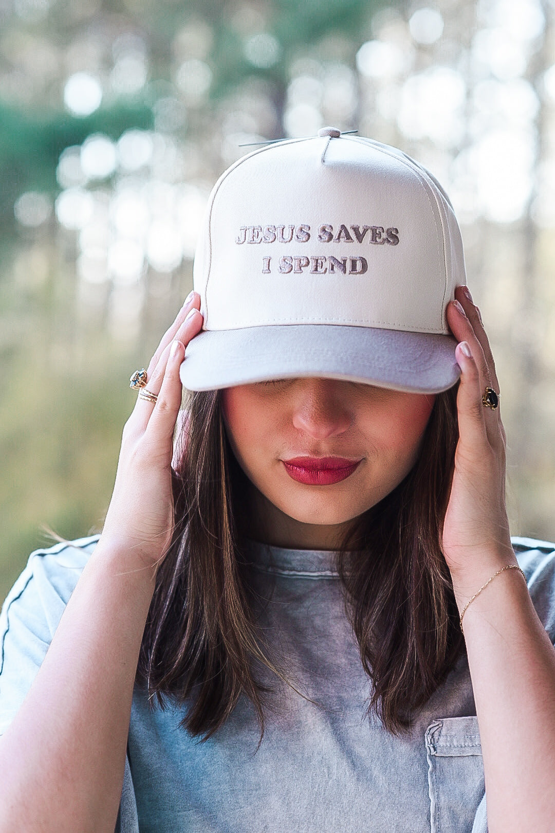 Jesus Saves I Spend Cap
