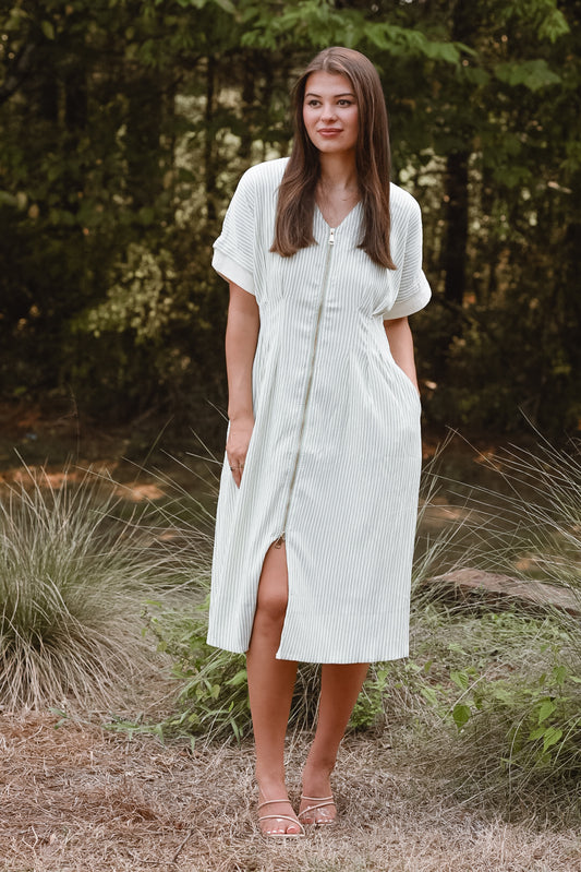 The Sage Breeze Midi Dress