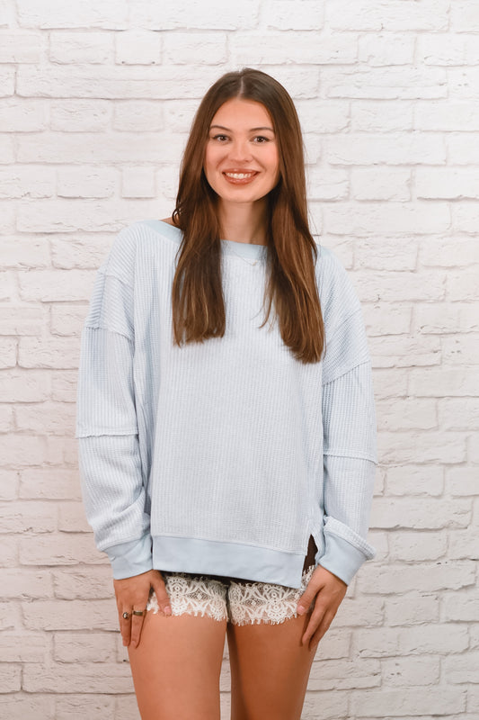 Bluebell Texture Top