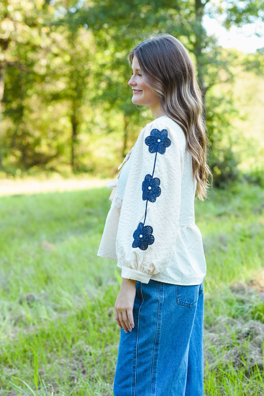 The Tied With Love Floral Top