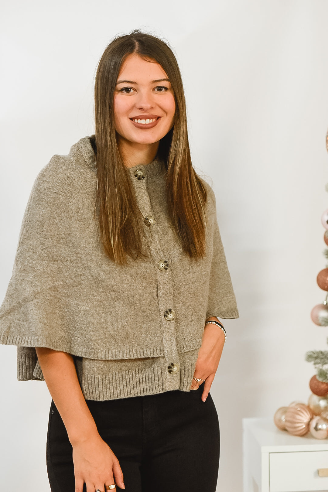 The London Lane Knit Cape